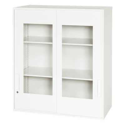 V840-10SG 窓付き引戸書庫 高さ1030mm (上置き用) V840-10SG