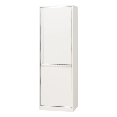 OK-26MW オフィス用食器棚 幅600×奥行450×高さ1800mm OK-26MW