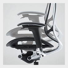 座面の昇降(高さ調節)