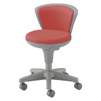 TSS-14N ナースチェアー ロータイプ 背付き ローズ 10560