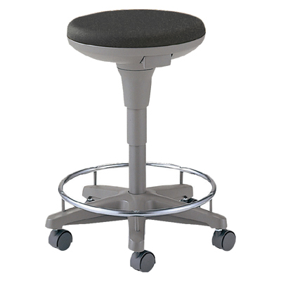 TSS-15RN ナースチェアー ハイタイプ 足掛け付き ダークグレー 10560