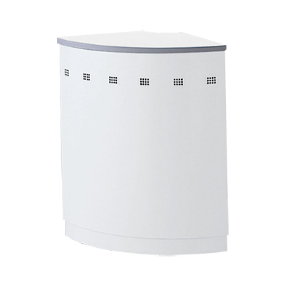 NSH-45RWW ハイカウンター 外コーナー ホワイト NSH-45RWW