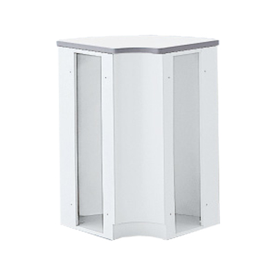 NSH-46RWW ハイカウンター 内コーナー ホワイト NSH-46RWW