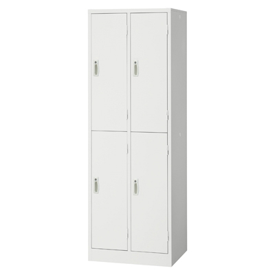 AKL-W4S 4人用 ホワイトロッカー 2段 AKL-W4S