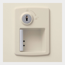 カギ付き(シリンダー錠)