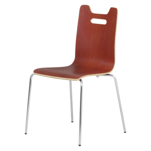 ALES-H カフェチェア 座面パッドなし 4脚セット