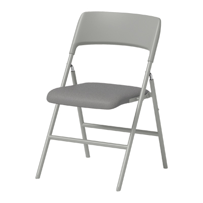 8159BX-FXW1 フォールディングチェア パッド座タイプ グレー 8159BX-FXW1