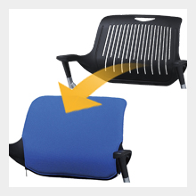 背カバー(別売)