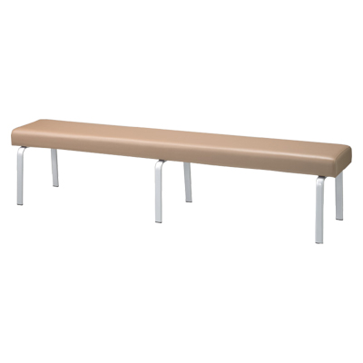 SSB-180-BR ロッカールーム用ベンチ 幅1800×奥行365×高さ420mm ブラウン SSB-180-BR