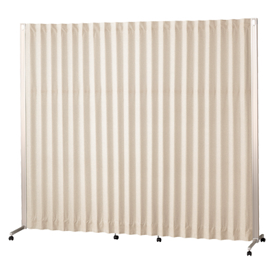 AX-196(IV) アコーディオン衝立 幅1950×高さ1650mm アイボリー AX-196(IV)