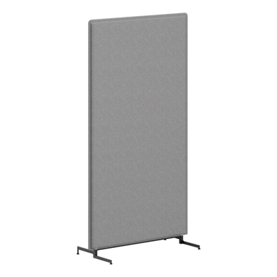 M9P2BB-FLK2 ライブスパネル(ブラック脚) フラット 幅900×高さ1700mm ライトグレー M9P2BB-FLK2