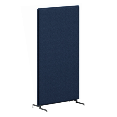 M9P2BB-FLK5 ライブスパネル(ブラック脚) フラット 幅900×高さ1700mm インディゴ M9P2BB-FLK5