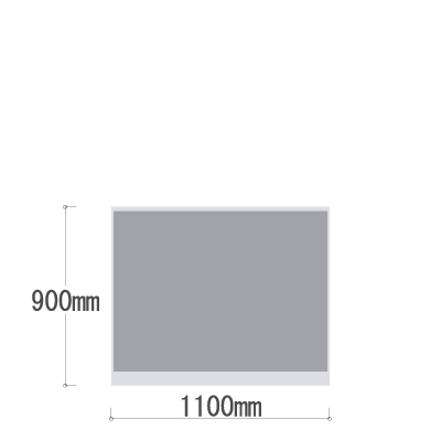 LPX-0911GR 全面布張りパネル 幅1100×高さ900mm グレー LPX-0911GR