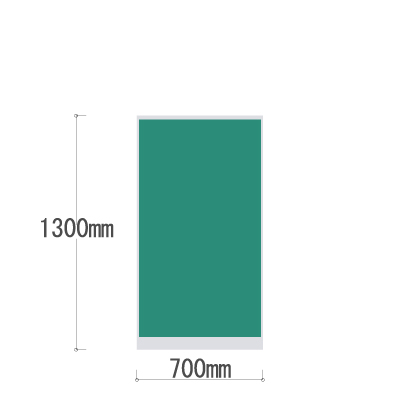 LPX-1307GN 全面布張りパネル 幅700×高さ1300mm グリーン LPX-1307GN