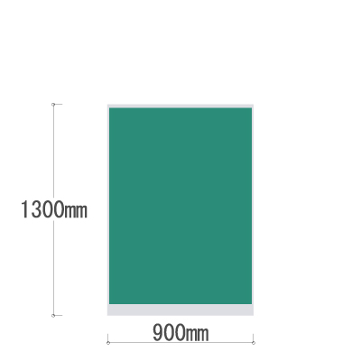 LPX-1309GN 全面布張りパネル 幅900×高さ1300mm グリーン LPX-1309GN