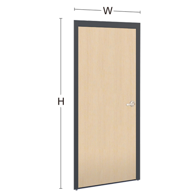 NXS8FA-ZJ41 木目ドアパネル(ブラックフレーム) 幅900×高さ1920mm ネオウッドライト NXS8FA-ZJ41