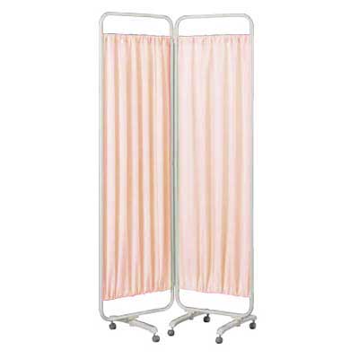 AM-612-CL(ピンク)スクリーン衝立 二つ折り 幅900mm AM-612-CL(ピンク)