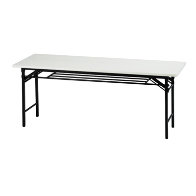 UMT-SE1860W 折畳みテーブル(ソフトエッジ) 幅1800×奥行600mm ホワイト UMT-SE1860W
