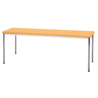 MTS-N1845OTP テーブル(硬質エッジ) 幅1800×奥行450mm 棚なし ペールアルダー MTS-N1845OTP